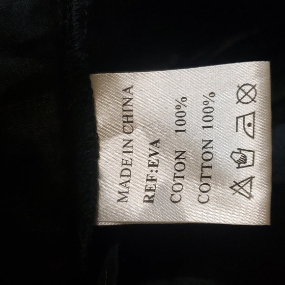 Lili Lalande Black Button Up Long Sleeve Embroidered Shirt Size- 42 - Picture 5 of 10